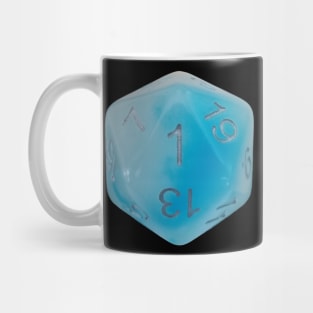 Blue Dice Nat 1 Mug